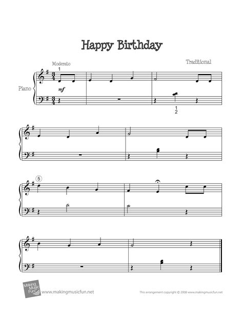 Happy birthday song sheet music. Things To Know About Happy birthday song sheet music. 